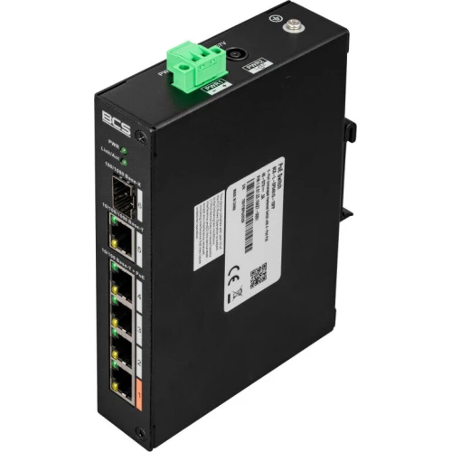 5-port uadministrert switch (PoE) BCS-L-SP0401G-1SFP(2)