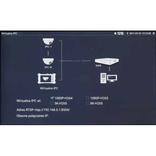 Optisk reflektometer (OTDR) med CCTV-tester CS-R3-50H