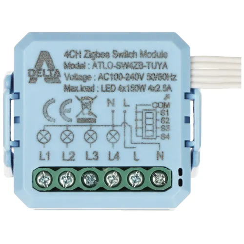 Inteligentny przełącznik ATLO-SW4ZB-TUYA ZigBee, Tuya Smart