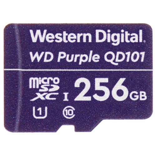 Minnekort SD-MICRO-10/256-WD UHS-I, SDHC 256GB Western Digital
