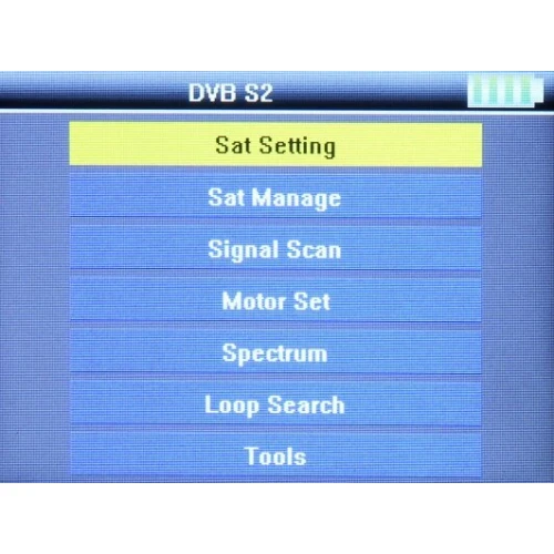 Universell måler STC-23 DVB-T/T2 DVB-S/S2 DVB-C Spacetronik