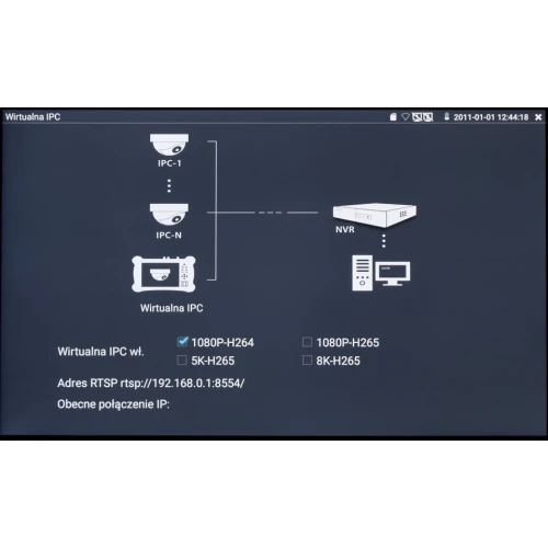Optisk reflektometer med CCTV-tester CS-R4-50H