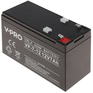 Batteri 12V/7AH-VPRO