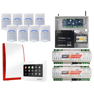 Alarm system Ropam NeoGSM-IP-64, Hvit, 8x Sensor Rullegardin styring, belysning, GSM varsling, Wifi
