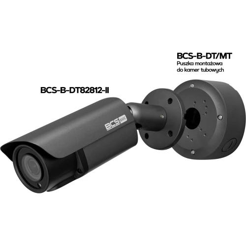 BCS-B-DT82812(II) Rørkamera 8MPx 4in1 Overvåking CVI TVI AHD CVBS linse 2.8-12mm