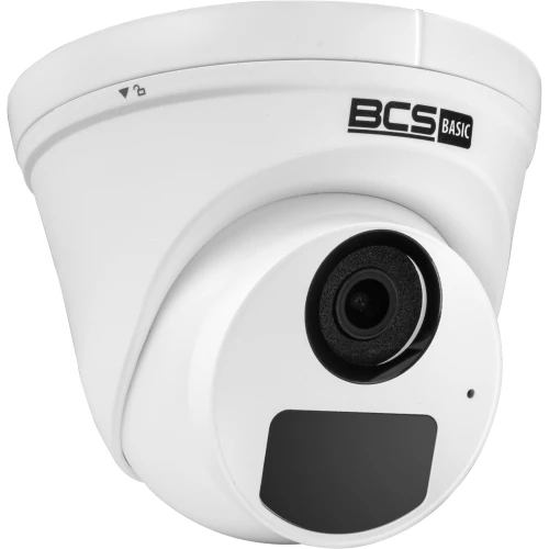 Overvåkningssett 6x Kamera BCS-B-EIP12FR3(2.0) Full HD IR 30m Audio PoE 1TB