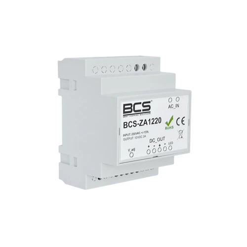 BCS-ZA1220 Strømforsyning 12V 2A