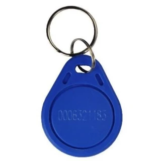 RFID nøkkelring BS-02BE 125kHz blå med nummer