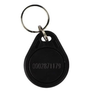 RFID nøkkelring BS-02BK 125kHz svart med nummer
