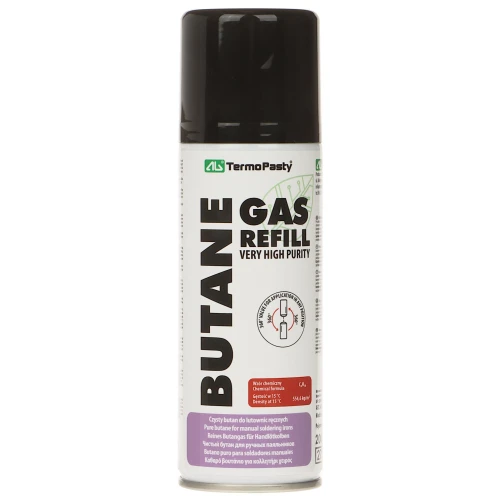 Butan for loddebolt GAS-REFILL/200 spray 200ml AG TERMOPASTY