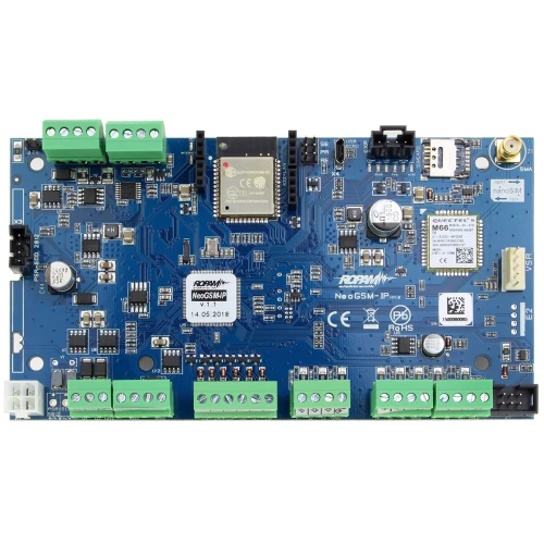 Alarm system Ropam NeoGSM-IP med 6 Bosch bevegelsessensorer, TPR-4BS panel og SPL-5010 signalgiver