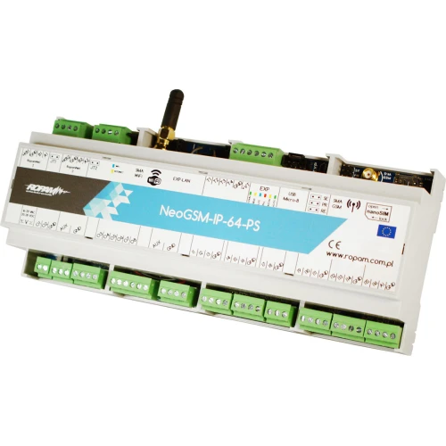 Alarm sentral Ropam NeoGSM-IP-64-PS-D12M