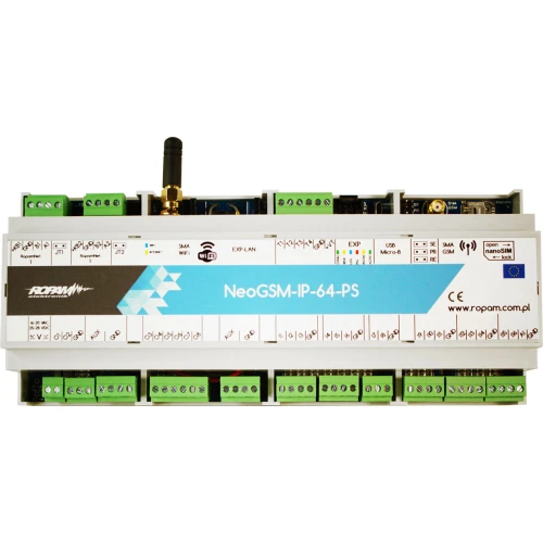 Alarm sentral Ropam NeoGSM-IP-64-PS-D12M