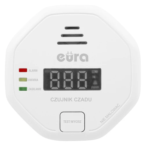 Eura CD-82B8 frittstående karbonmonoksid-sensor
