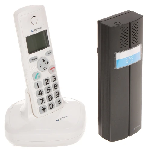 Trådløs dørtelefon med telefonfunksjon D102W COMWEI