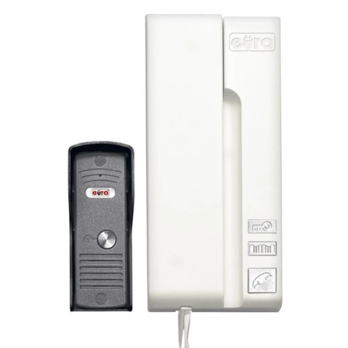 Dørtelefon EURA ADP-31A3 "UNO BIANCO" 1-familie hvit liten utendørs kassett