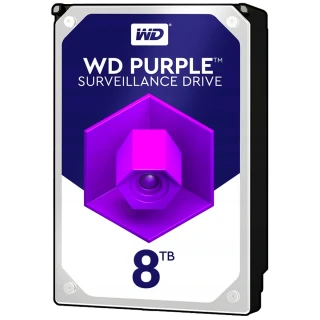 Harddisk for overvåking WD Purple 8TB
