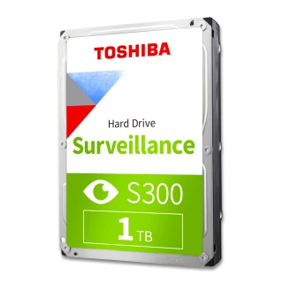 Toshiba S300 Surveillance 1TB harddisk for overvåking
