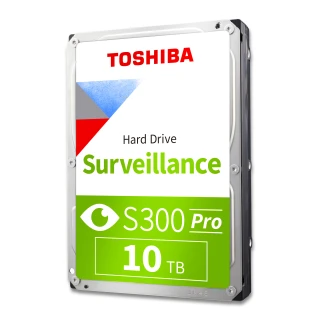 Toshiba S300 Pro Surveillance 10TB harddisk for overvåkning
