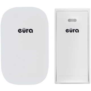 'EURA WDP-81H2 ''SONG'' trådløs dørklokke - batterifri, knapp (kinetisk), mulighet for utvidelse'