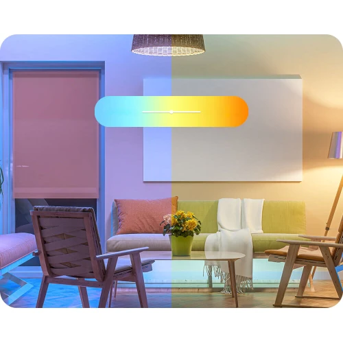 Intelligent RGB-pære med lysstyrkejustering og fargeendring fra EZVIZ