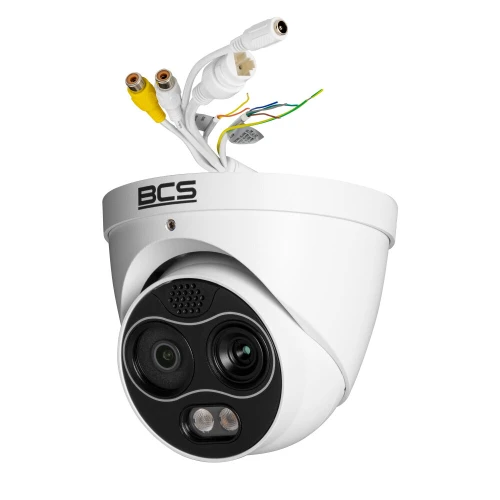 BCS-L-EIP242FR3-TH-AI(0403) termisk, termografisk IP-kamera 4 Mpx med 4 mm objektiv