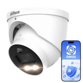Dahua IPC-HDW3849H-AS-PV-0280B-PRO Dome IP-kamera, WizColor