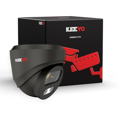 IP kuppelkamera KEEYO LV-V-IP8M25DF-G-II 8Mpx IR 25m