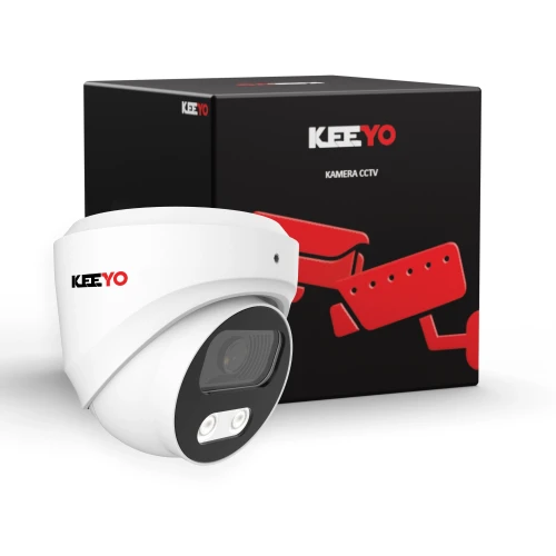 IP kuppelkamera KEEYO LV-V-IP8M25DF-B-II 8Mpx IR 25m