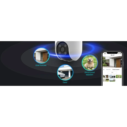 EZVIZ H8c 1080P roterende WiFi-kamera Smart deteksjon, sporing