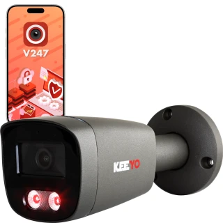 IP-rørkamera 5Mpx IR 25m KEEYO LV-V-IP5M25TF-G-II AI Audio