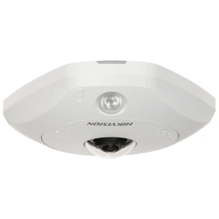 Vandal-sikker IP-kamera DS-2CD6365G0-IVS(1.27MM) - 6.3Mpx 1.27mm - Fish Eye Hikvision