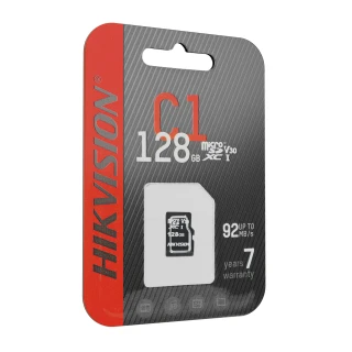 MicroSD minnekort 128GB HS-TF-C1 Overvåkning 92MB/s Adapter