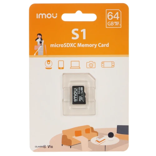 MicroSD minnekort 64GB ST2-64-S1 IMOU