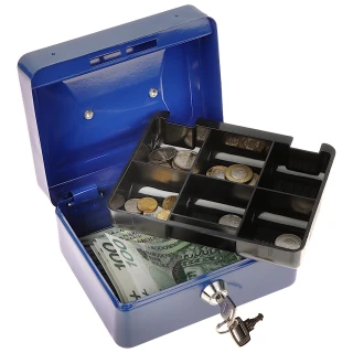 Metallkassett for penger BOX-150