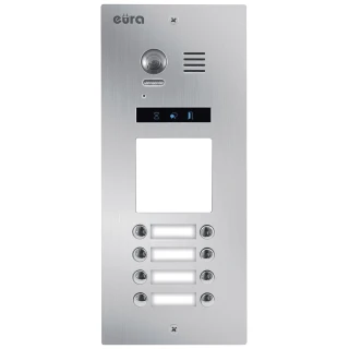 Modulær utendørs kassett EURA VDA-96A5 2EASY+ 1 ramme 8 knapper