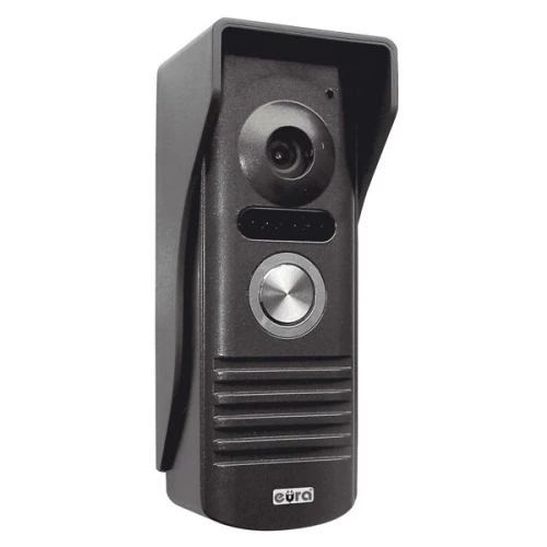 Modulær utendørs kassett for EURA VDA-10A3 EURA CONNECT enebolig videodørtelefon, grafitt, infrarødt lys