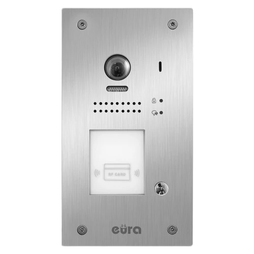 Utomhus modulær kassett for EURA VDA-87A5 2EASY enebolig videodørtelefon, innfelt, nærhetsnøkkelleser