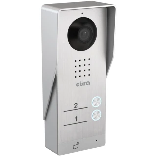 Modulær utendørs kassett for EURA VDA-92A3 EURA CONNECT tofamiljers videodørtelefon, nærhetsleser