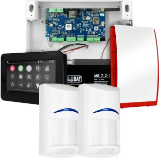 Komplett alarmsystem NEOLTE-IP, 2x sensor BOSCH, TPR-4BS-P, GSM WiFi