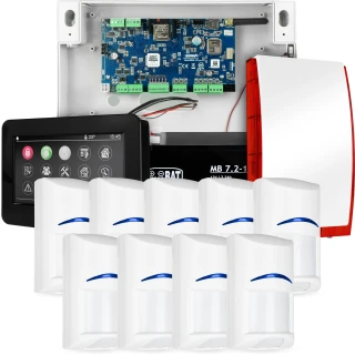 Komplett alarmsystem NEOLTE-IP, 9x BOSCH detektor, TPR-4BS-P, GSM WiFi
