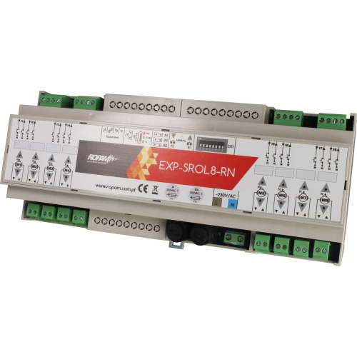 Alarm system Ropam NeoGSM-IP-64 DIN, Svart, 8x Sensor Rullegardin, lysstyring, GSM-varsling, Wifi
