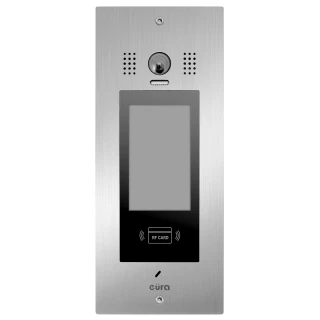 Modulær utendørs kassett EURA PRO IP VIP-61A5 for flere leietakere, innfelt, LCD, RFID-leser
