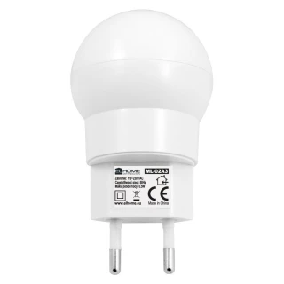 EL Home ML-02A3 ~230V LED nattlampe for stikkontakt