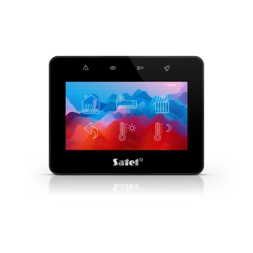 Satel Integra 32 INT-TSG2-B Alarmsett 8x Slim-Pir Sensor GSM Varsling