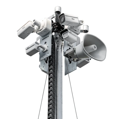 Mobil tårn for overvåkning BCS MOBILCAM P750 med CCTV-system og lett tilhenger
