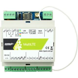LTE/GPRS kommunikasjonsmodul, 12V/DC, MultiLTE-RF-D4M Ropam
