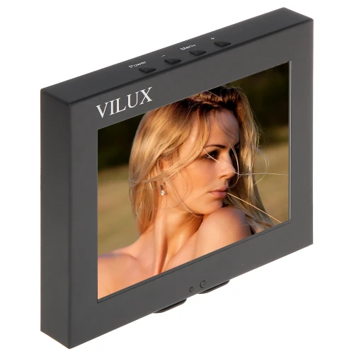 Monitor 2x Video vga fjernkontroll VMT-085M 8 tommer Vilux