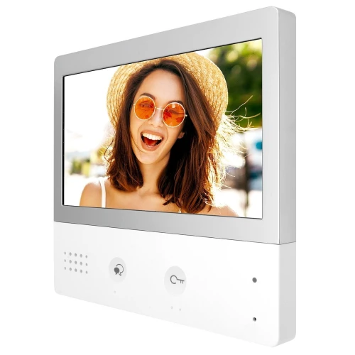 EURA PRO IP VIP-01A5 skjerm - 7" skjerm, hvit, høyttalertelefon, berøringsskjerm