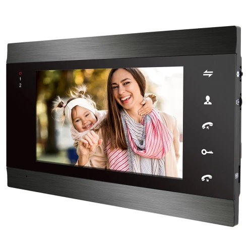 'Eura VDA-01C5 svart LCD 7'' AHD bilde minne monitor'